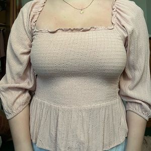Light Pink American Eagle Blouse